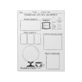 ADHD Epic Adventureメモ帳 ノートパッド (回転)