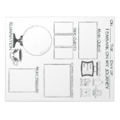 ADHD Epic Adventureメモ帳 ノートパッド (正面)