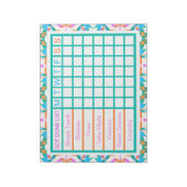 ADHD Girl's Women's Daily 得 Done List Reminder ノートパッド (回転)