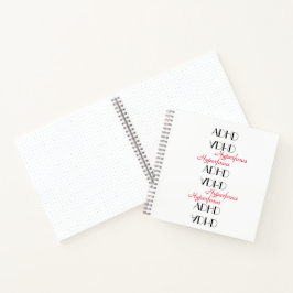 ADHD Hyperfocus箇条書き仕訳帳 ノートブック