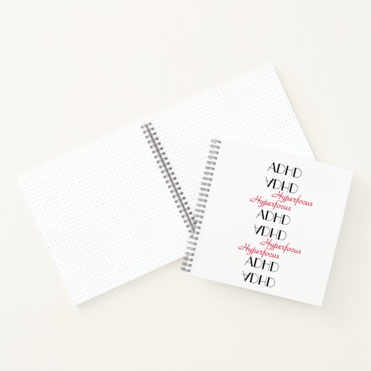 ADHD Hyperfocus箇条書き仕訳帳 ノートブック (内部)