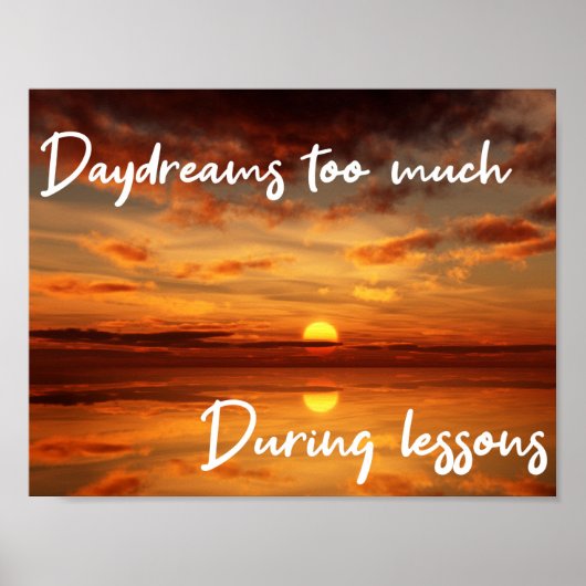 ADHD inspoポスターDaydream ポスター (正面)