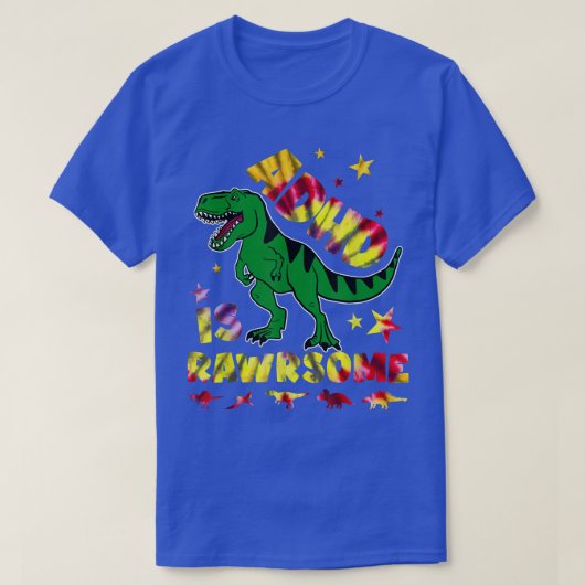 ADHD Is Awesome Boys Girls ADHD Awareness Dinosaur Tシャツ (デザイン正面)