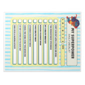 ADHD KIds Daily Checklist  ノートパッド (正面)