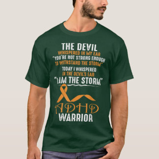 ADHD Neurodiversity認識度私はささやいた Tシャツ