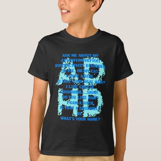 ADHD.png Tシャツ (正面)