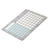 ADHD  Productivity Planner Weekly Checklist ノートパッド (アングル)