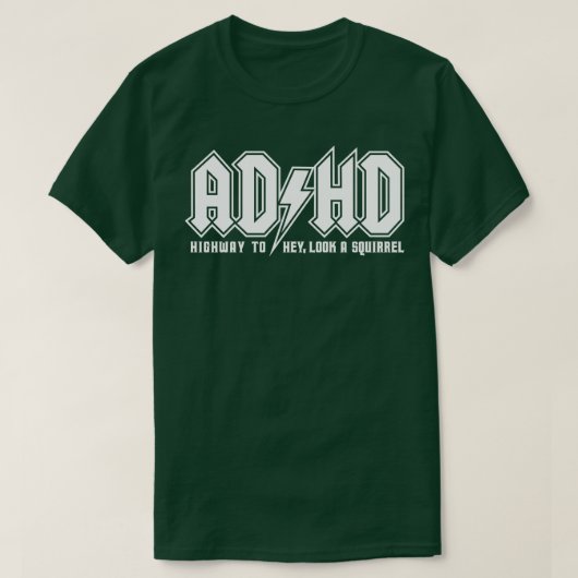 ADHD Tシャツ (デザイン正面)