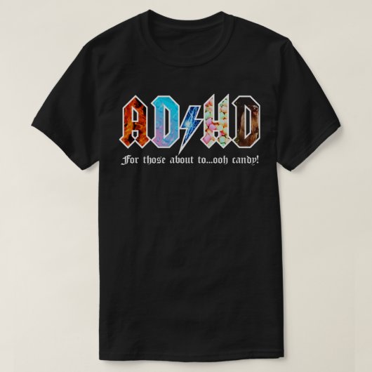 ADHD Tシャツ (デザイン正面)