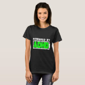 Adhd Teeメンタルヘルス認識度 Tシャツ (正面フル)