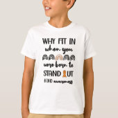 ADHD Warrior注意欠陥障害認識度 Tシャツ (正面)