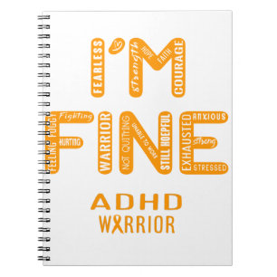 ADHD Warrior - I AM 素晴らし ノートブック