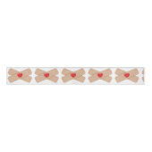 Adhesive Bandages With Red Hearts グログランリボン (正面)