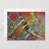 adho mukha svanasana 2009 as postcard ポストカード (正面/裏面)