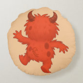 ADHS Monster Rumpel Wut Regulation ラウンドクッション (裏面)