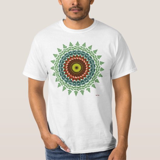 Adiantum Mandala Tシャツ (正面)
