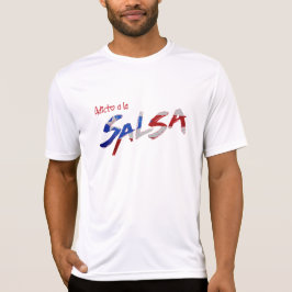 Adicto a la salsa Puerto Rico Tシャツ