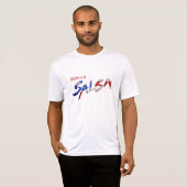 Adicto a la salsa Puerto Rico Tシャツ (正面フル)