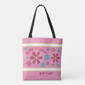 Adiela生まれ Akooの詩人によるトートのショップへ トートバッグ (裏面)