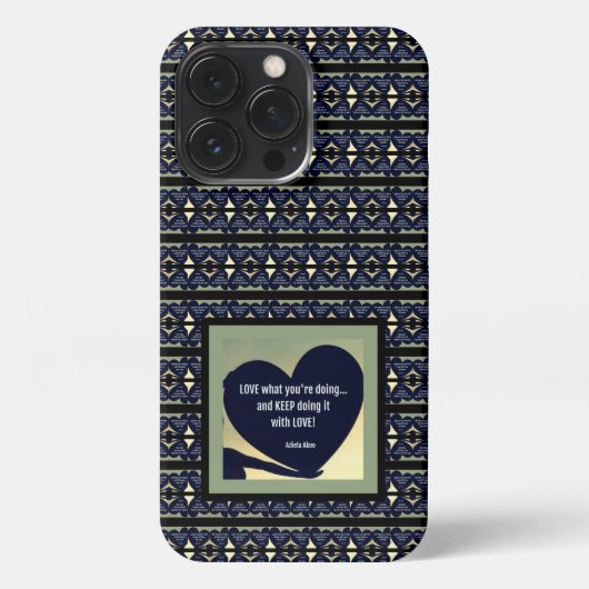 Adiela Akooがあなたは電話で何をしているか愛する iPhoneケース (裏面)