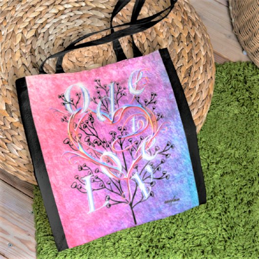 Adiela Akooがデザインしたトートを愛する歌 トートバッグ