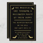 Adiela Akooが設計したハロウィーン招待状 招待状 (正面/裏面)