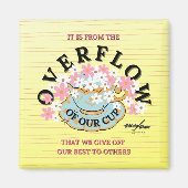 Adiela Akooが設計したOVERFLOWスクエアマグネット マグネット (正面)