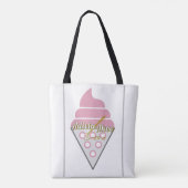 Adiela Akooによる抗し難いアイスクリームトート トートバッグ (裏面)
