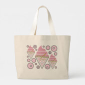 Adiela Akooによる抗し難いアイスクリームトート ラージトートバッグ (裏面)