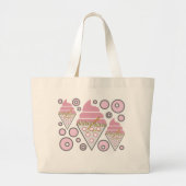 Adiela Akooによる抗し難いアイスクリームトート ラージトートバッグ (正面)