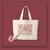 Adiela Akooによる抗し難いアイスクリームトート ラージトートバッグ