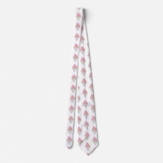 Adiela Akooによる抗し難いアイスクリームネックタイ ネクタイ (裏面)