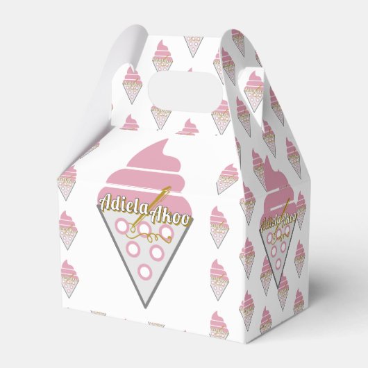 Adiela Akooによる抗し難いアイスクリームフェイスボックス フェイバーボックス (裏面サイド)