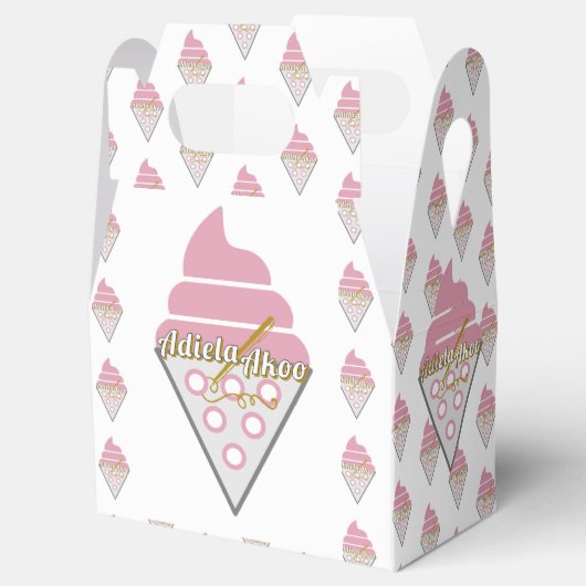 Adiela Akooによる抗し難いアイスクリームフェイスボックス フェイバーボックス (オープン)