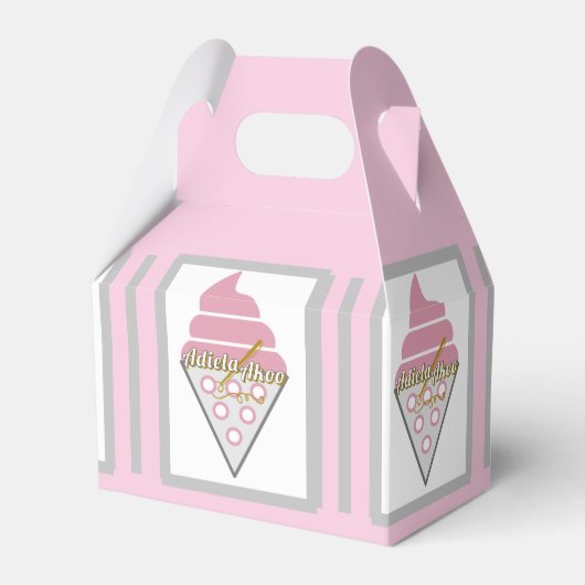 Adiela Akooによる抗し難いアイスクリームフェイスボックス フェイバーボックス (正面サイド)