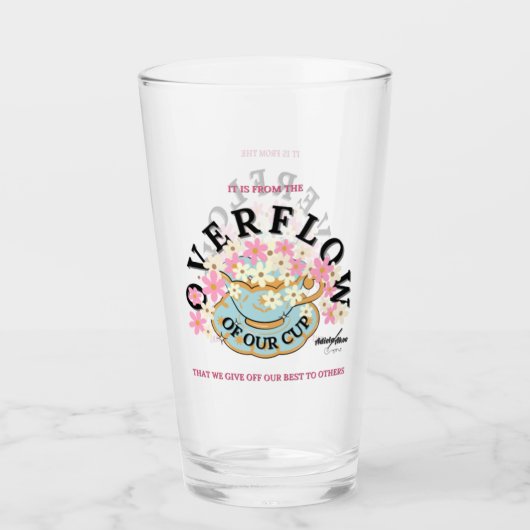 Adiela AkooによるOVERFLOWガラス タンブラーグラス (正面)