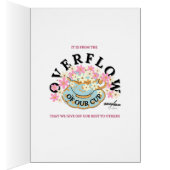 Adiela AkooによるOVERFLOWフローラグリーティングカード (内側 (右))