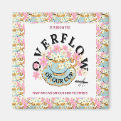 Adiela AkooによるOVERFLOWフローラマグネット マグネット (正面)