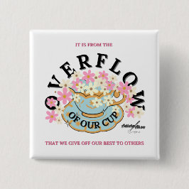 Adiela AkooによるOVERFLOWボタン 缶バッジ