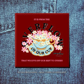 Adiela AkooによるOVERFLOWボタン 缶バッジ