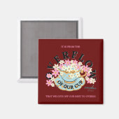 Adiela AkooによるOVERFLOWマグネット マグネット (正面/裏面)