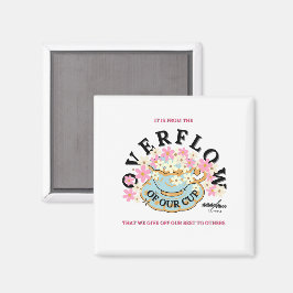 Adiela Akooデザインのオーバーフロースクエアマグネット マグネット