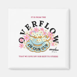 Adiela Akooデザインのオーバーフロースクエアマグネット マグネット