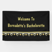 Adiela Akooデザインのラブキャットウェルカムバナー 横断幕 (横)