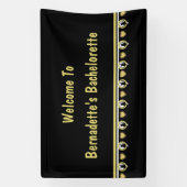 Adiela Akooデザインのラブキャットウェルカムバナー 横断幕 (縦)