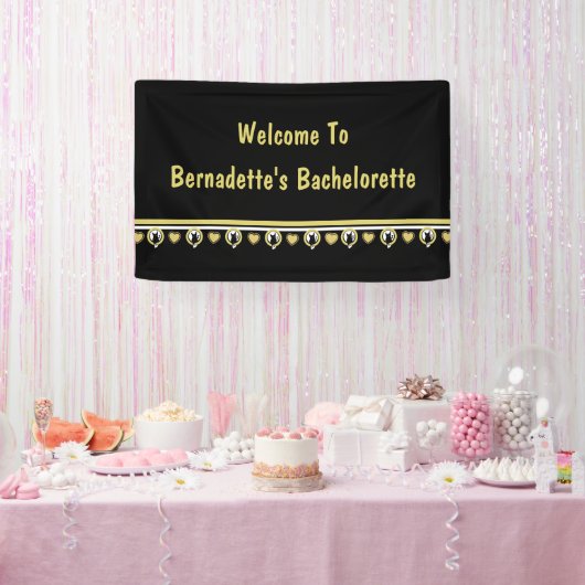 Adiela Akooデザインのラブキャットウェルカムバナー 横断幕 (パーティー)