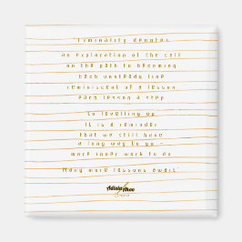 Adiela Akoo詩人によるリミナリティマグネット マグネット