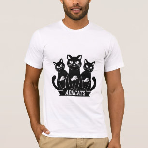 Adiicats Black Cat Tシャツ(2024年) 3黒猫 Tシャツ