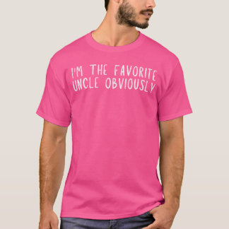 adilline Funny Imhe Favorite Uncle Obviously Funny Tシャツ