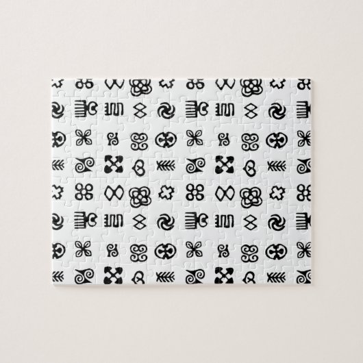 Adinkraアフリカのシンボル ジグソーパズル (横)